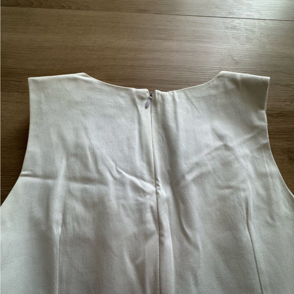 Calvin Klein White Button-Front Dress - Picture 3 of 5